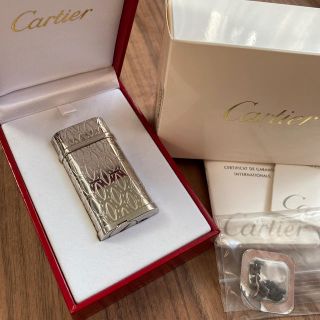 カルティエ(Cartier)のカルティエ ガスライター シルバー(タバコグッズ)