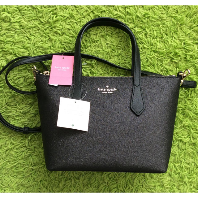 kate spade new york   ケイトスペード ショルダーバッグ 黒 ラメの