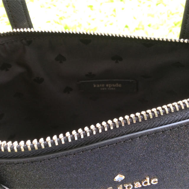 kate spade new york   ケイトスペード ショルダーバッグ 黒 ラメの