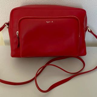 agnes b. アニエスべー バッグ ショルダーバッグ レディース レッド