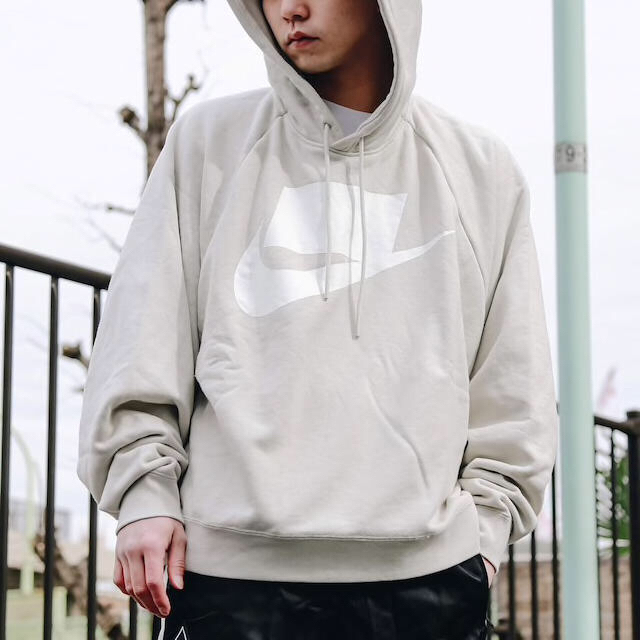 NIKE ルーズフィット パーカー hoodie グレー L