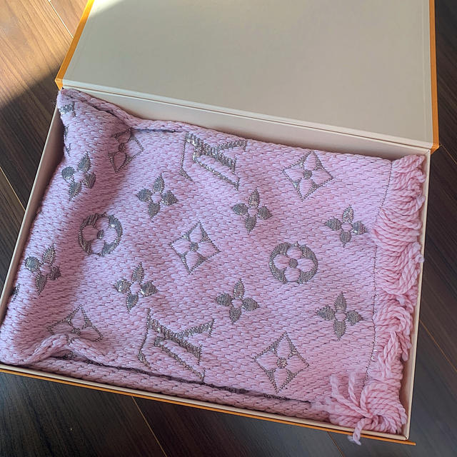 超歓迎】 - VUITTON LOUIS LOUIS マフラー♡新品 VUITTON♡ピンク