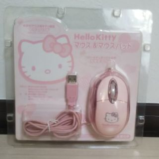 ハローキティ(ハローキティ)のハローキティ マウス&マウスパッド HELLO KITTY(PC周辺機器)