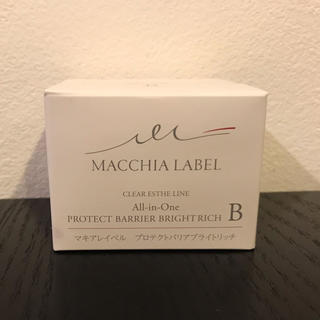 マキアレイベル(Macchia Label)のマキアレイベル プロテクトバリアブライトリッチ 50g(オールインワン化粧品)