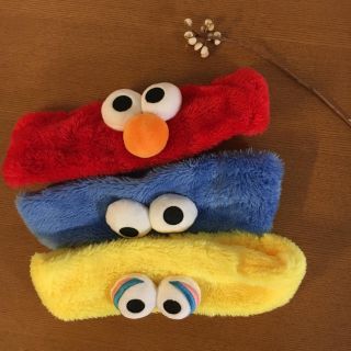 セサミストリート(SESAME STREET)のユニバ ヘアバンドセット(遊園地/テーマパーク)