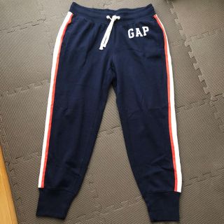 ギャップ(GAP)のGAPロゴ カラーブロックジョガーパンツ navy(カジュアルパンツ)