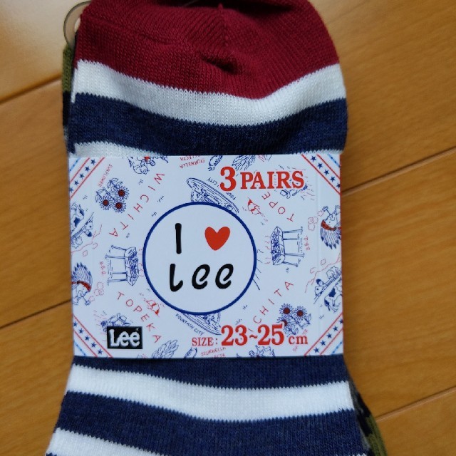 Lee(リー)の【新品】LEE靴下3足組① レディースのレッグウェア(ソックス)の商品写真