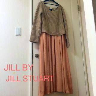 ジルバイジルスチュアート(JILL by JILLSTUART)の❤︎マキシワンピ ニットセット❤︎(ロングワンピース/マキシワンピース)