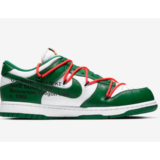 ナイキ(NIKE)のOFF-WHITE × NIKE DUNK LOW GREEN  28cm(スニーカー)