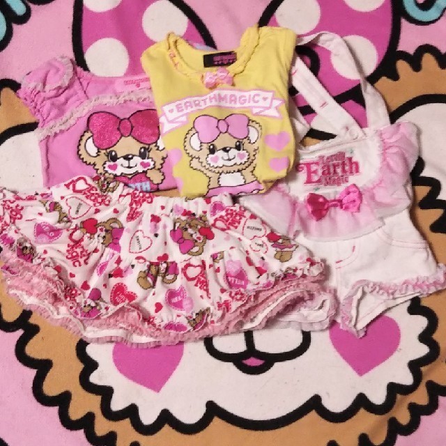 EARTHMAGIC(アースマジック)の専用♡4点セット キッズ/ベビー/マタニティのキッズ服女の子用(90cm~)(その他)の商品写真