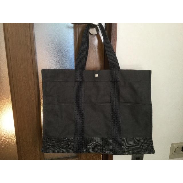 HERMES エールライン GM トートバッグ ナイロンキャンバス - トートバッグ