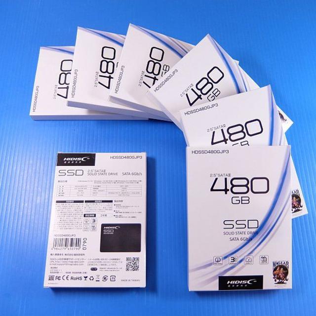 【SSD 480GB】 　磁気研究所 HDSSD480GJP3新品