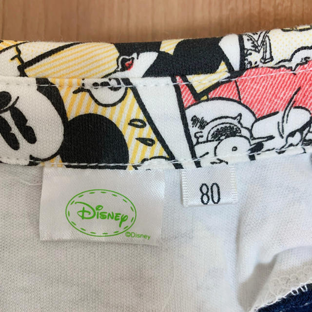 Disney(ディズニー)の【新品】Disney ミッキーマウス襟付きパーカー　80 キッズ/ベビー/マタニティのベビー服(~85cm)(トレーナー)の商品写真