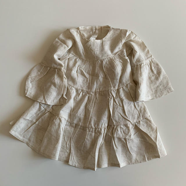 linen onepiece 確認用キッズ服女の子用(90cm~)