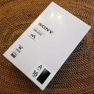 ソニー(SONY)のSONY 16GB NW-A105 ブラック 新品 (ポータブルプレーヤー)