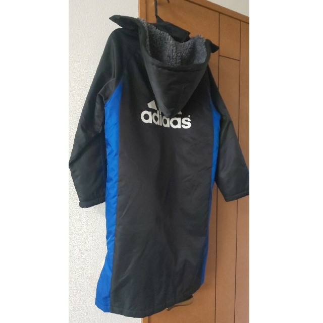 adidas(アディダス)のアディダス ベンチコート 140 キッズ/ベビー/マタニティのキッズ服男の子用(90cm~)(コート)の商品写真