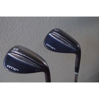 クリーブランドゴルフ(Cleveland Golf)のクリーブランド RTX4 ブラック 52/58 Mid 2本セット(クラブ)