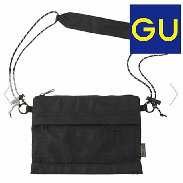 GU(ジーユー)のGU サコッシュ/黒 レディースのバッグ(ショルダーバッグ)の商品写真