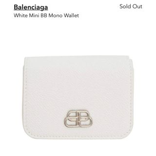 バレンシアガ(Balenciaga)の[新品]balenciaga バレンシアガ bb ミニ ウォレット 財布(財布)