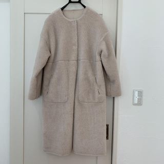 ザラ(ZARA)のZARAリバーシブルボアコート(ロングコート)