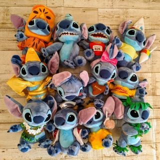 スティッチ(STITCH)のマンスリースティッチぬいぐるみ12体（ディズニーストア）(ぬいぐるみ)