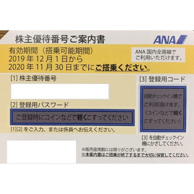 ANA株主優待券30枚セット　2020年11月30日　最新　送料無料 チケットの優待券/割引券(その他)の商品写真