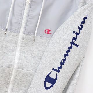 チャンピオン(Champion)の新品 M champion ゴルフ プロ使用モデル ジップ パーカー グレー(ウエア)