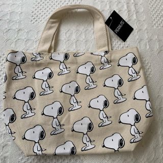 スヌーピー(SNOOPY)の《新品 タグ付き》スヌーピー  トートバッグ   総柄(トートバッグ)