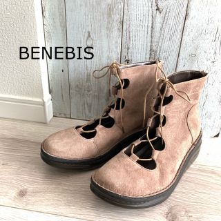 ベルメゾン(ベルメゾン)のBENEBISベネビス✴︎足にやさしいレースアップブーツ♡(ブーツ)