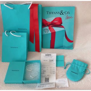 ティファニー(Tiffany & Co.)のTiffany♡ハート♡フープ♡ピアスS(ピアス)