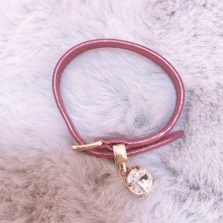 ミュウミュウ(miumiu)の♡miumiu ピンク ブレスレット 正規品♡(ブレスレット/バングル)