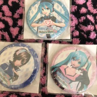 セガ(SEGA)の初音ミク　3点セット　缶バッチ(キャラクターグッズ)