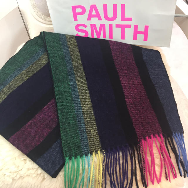 新品未使用　paul smith ポールスミス ストライプマフラー