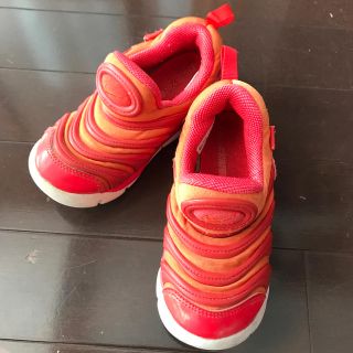 ナイキ(NIKE)のナイキ　ダイナモフリー  オレンジ　16cm(スニーカー)