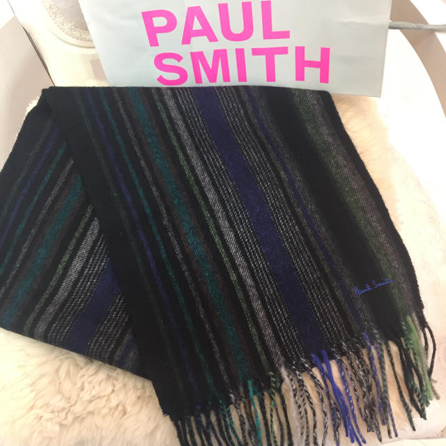 新品未使用　paul smith ポールスミス ストライプマフラー