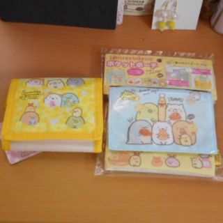 サンエックス(サンエックス)のイケメン＆姫様専用☆新品♡すみっコポケットポーチ＆三つ折り財布セット(その他)