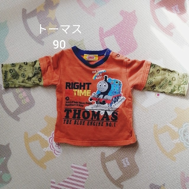 【90】トーマス　トレーナー キッズ/ベビー/マタニティのキッズ服男の子用(90cm~)(Tシャツ/カットソー)の商品写真
