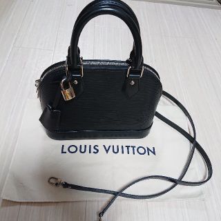 ルイヴィトン(LOUIS VUITTON)の美品 ルイヴィトン アルマbbエピ ブラック(ハンドバッグ)