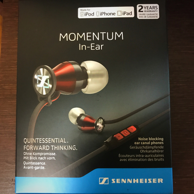 SENNHEISER(ゼンハイザー)のゼンハイザー　イヤホン　未使用新品 スマホ/家電/カメラのオーディオ機器(ヘッドフォン/イヤフォン)の商品写真