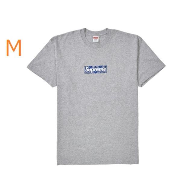 Tシャツ/カットソー(半袖/袖なし)M サイズ Bandana Box Logo Tee Heather Grey