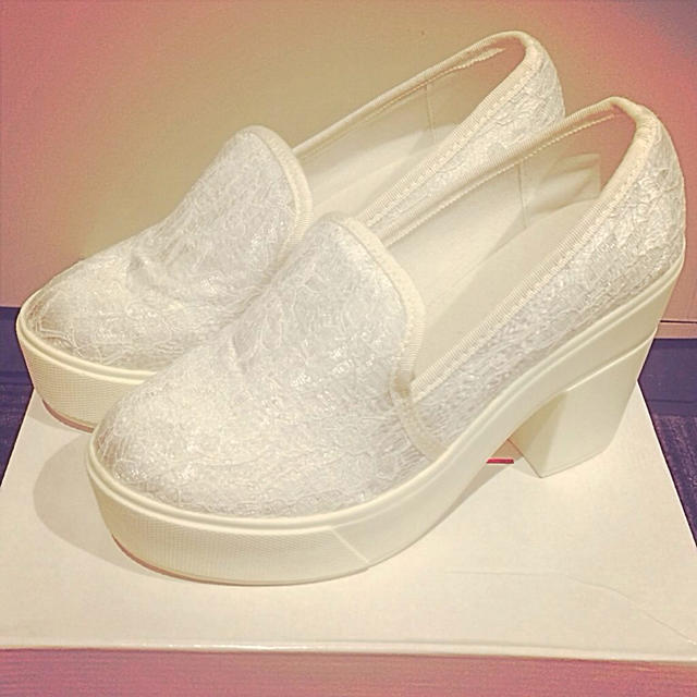 GALSTAR(ギャルスター)のGALSTAR♡ホワイト♡パンプス レディースの靴/シューズ(ハイヒール/パンプス)の商品写真