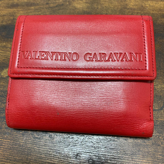 ヴァレンティノガラヴァーニ(valentino garavani)のバレンチノ ガラバーニ 二つ折り財布（3回使用）(財布)