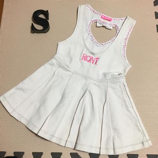 ロニィ(RONI)の新品★訳ありRONI★背中ハートワンピース★ピンクS(ワンピース)