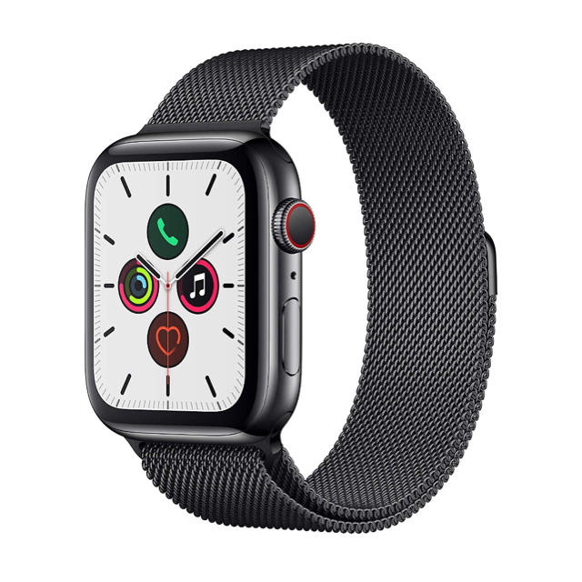 Apple Watch series5ステレンスゴールド44mm セルラーモデル - www