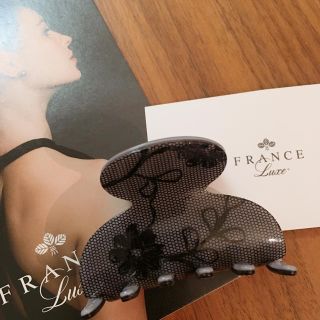 アッカ(acca)の新品 フランスラックス クリップ レースフラワー柄(バレッタ/ヘアクリップ)