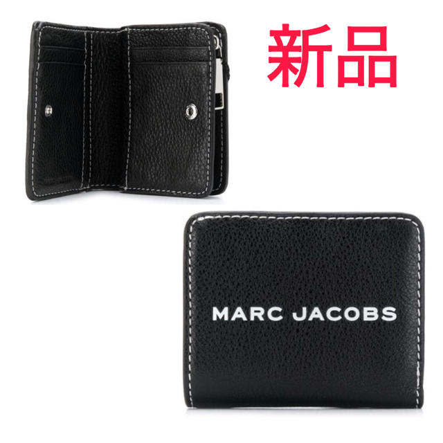 【新品】マークジェイコブス コンパクト財布 折財布 ブラック