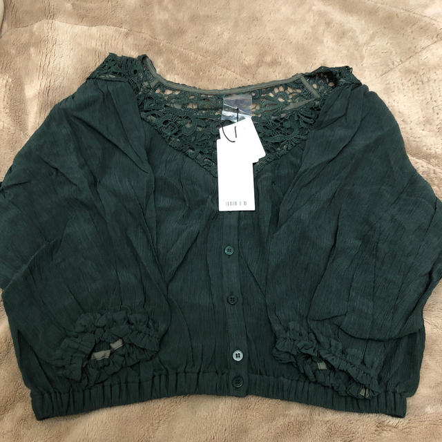 moussy(マウジー)のマウジー  CONTRASTING LACE ブラウス レディースのトップス(シャツ/ブラウス(長袖/七分))の商品写真