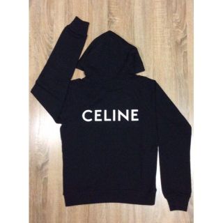 セリーヌ(celine)の新品 未使用 CELINE セリーヌ バックロゴ パーカー(パーカー)