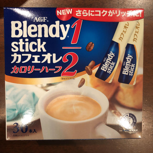 味の素(アジノモト)のブレンディスティック カフェオレ カロリーハーフ 食品/飲料/酒の飲料(コーヒー)の商品写真