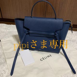 celine - CELINE ベルトバッグ ミニ ネイビー 旧ロゴの通販 by